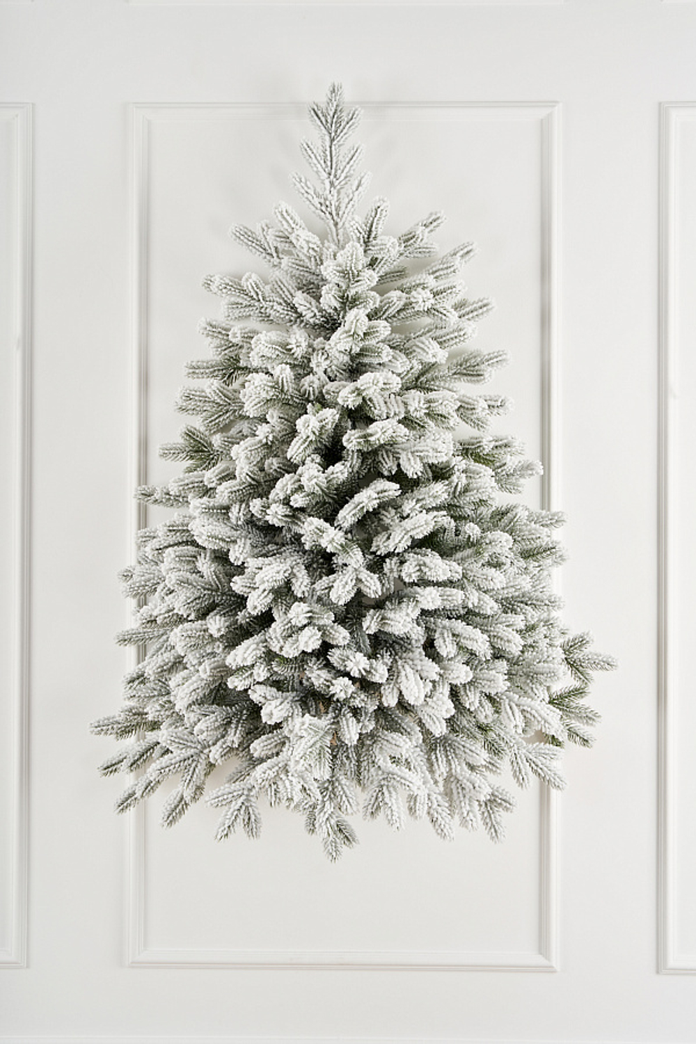 Ель настенная заснеженная Версальская 0,9 м 100% Литые веточки МаксКристмас