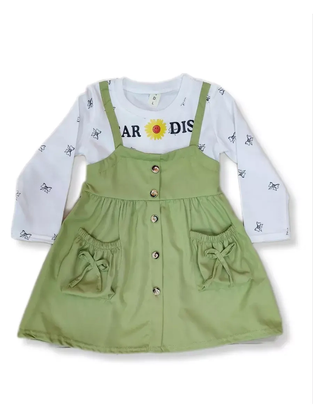 Платье для девочки с карманами в детский сад