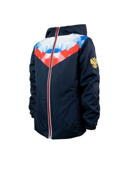 Куртка весенняя для девочки темно-синяя