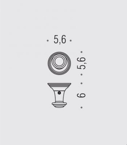 Крючок  большой Colombo Hermitage LC87 хром