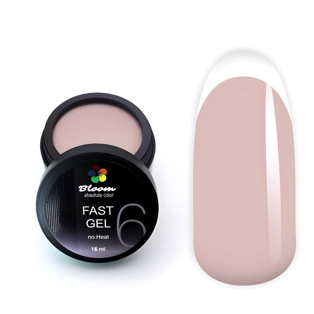 Bloom Fast Gel 06 - Гель холодный для наращивания, 15 м