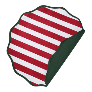 Салфетка под приборы trendy christmas красного цвета из коллекции new year essential, D40 см