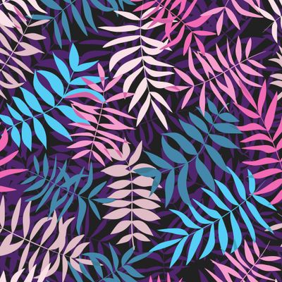 Тропические яркие листья