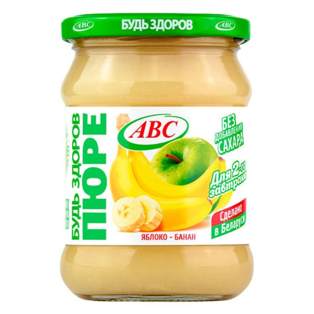 Пюре фруктовое Abs Яблоко-банан 450 гр