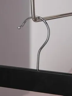 Вешалка для брюк и юбок с зажимами SAVANNA, сорт А, 34×1,2×12,5 см, тёмное дерево, лотос