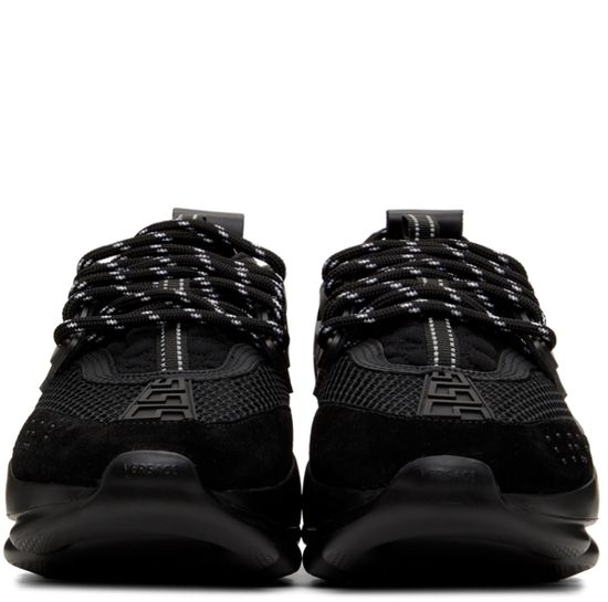 Кроссовки Versace Chain Reaction 2 Chainz All Black