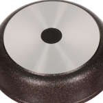 Сковорода алюминий, 26 см, антиприг, Kukmara, Granit Ultra, красн, сга263а, с крыш, съем руч