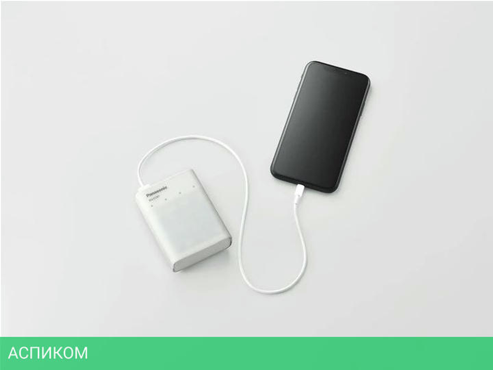 Аккумулятор с зарядным устройством Panasonic Eneloop BQ-CC87/4xBK-3MCCE USB-Charger (K-KJ87MCD40USB)
