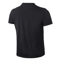 Мужское теннисное поло Tennis-Point No Fear T-Shirt Men - Black, White