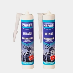КРАСС герметик для металла, серый, 300 мл