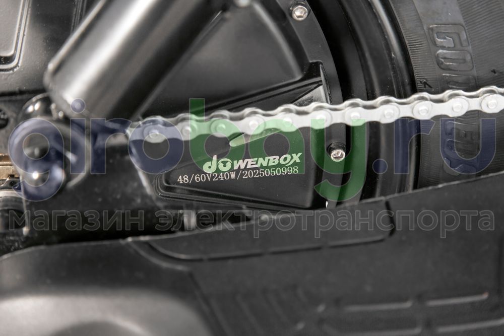 Электроскутер WENBOX U2 PRO 1500W (60V/30Ah) - Чёрный фото №14