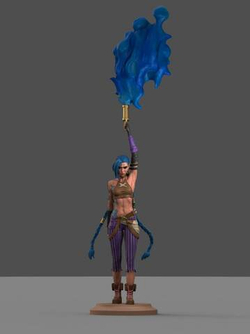 Фигуркаел Джинкс Лига легенд Jinx League of Legends