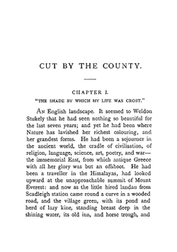 Cut by the county | M.E. Braddon