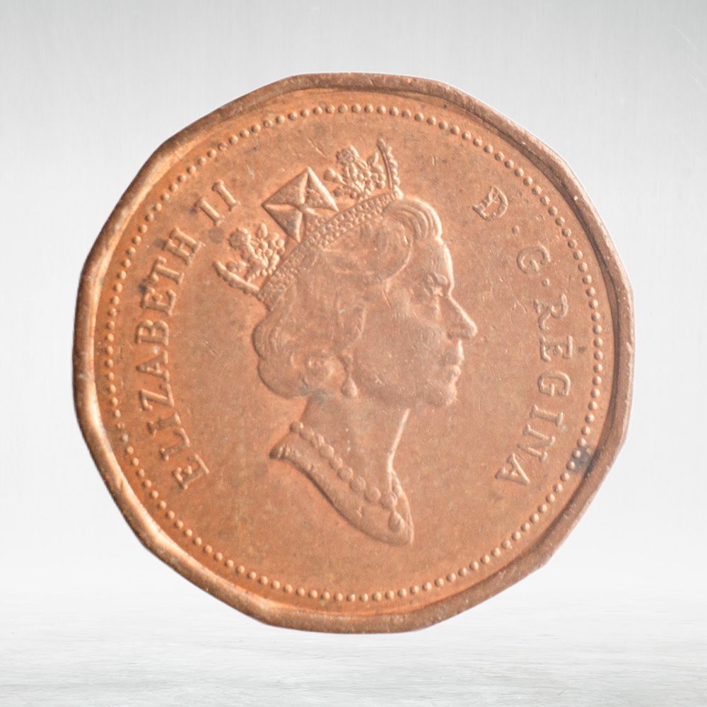 Canada, 1 Cent, 1992 – 125th Anniversary of Confederation (Third Portrait), AU