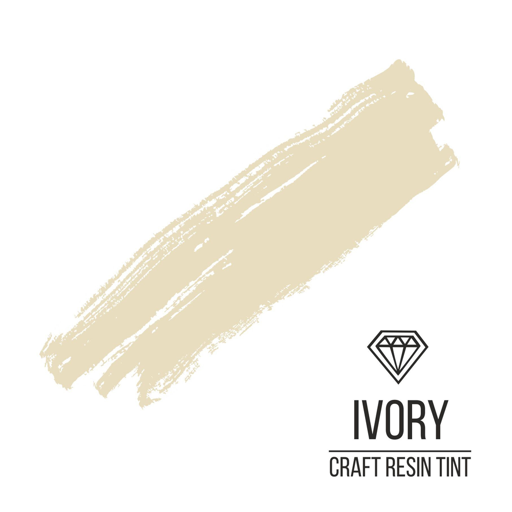 Краситель для смолы и полимеров CraftResinTint, Слоновая кость 10мл