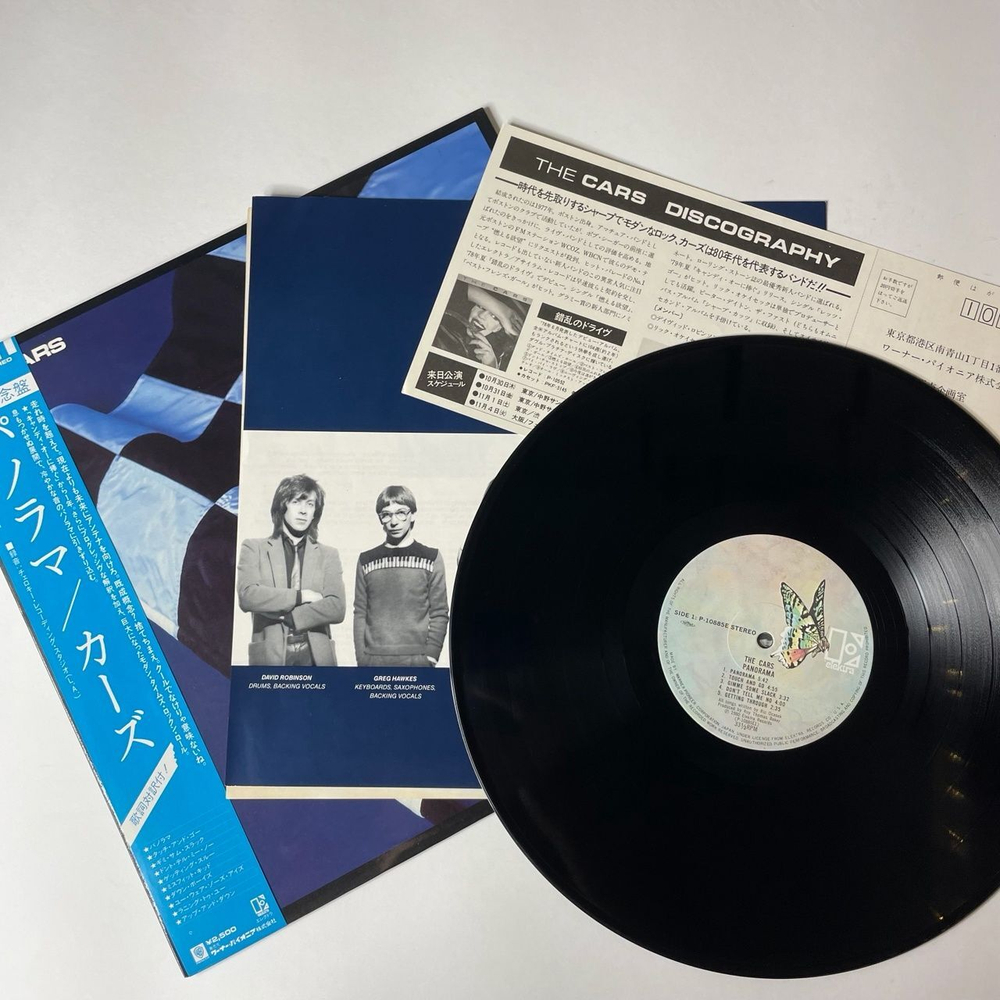 Винтажная виниловая пластинка LP The Cars Panorama (Japan 1980) (Obi) Touch And Go