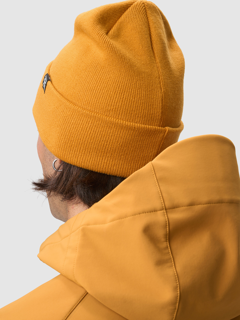 Шапка унисекс Норд горчичная
