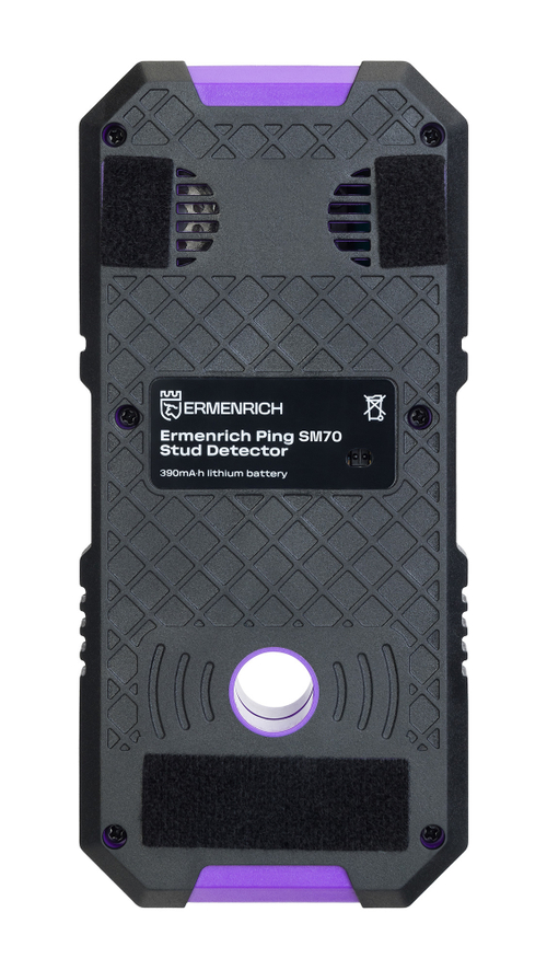 Детектор скрытой проводки Ermenrich Ping SM70, фиолетовый