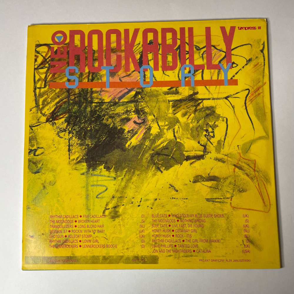 Винтажная виниловая пластинка LP Neo Rockabilly Story (Польша 1990)