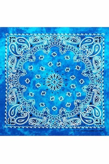 Бандана Тай-дай бирюзовая