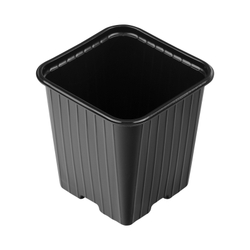 Горшочек для рассады, 90 х 90 х 95 мм, полистирол, 10 шт, Россия