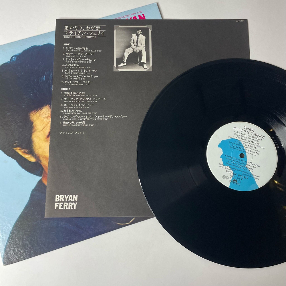 Винтажная виниловая пластинка LP Bryan Ferry These Foolish Things (Japan 1981) (No Obi) Sympathy For The Devil