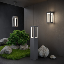 Уличный наземный низкий светильник Elektrostandard 1529 TECHNO LED серый