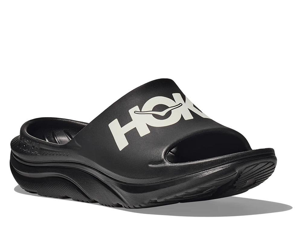 Шлёпанцы восстановительные Hoka Ora Athletic Slide U Черно-Белый