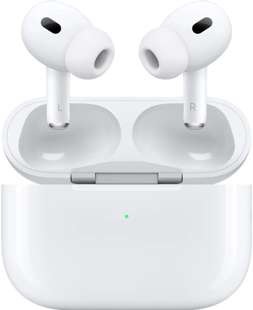Наушники Apple AirPods Pro 2 2023 A3047/A3048/A2968, Bluetooth, внутриканальные, белый [mtjv3ll/a]