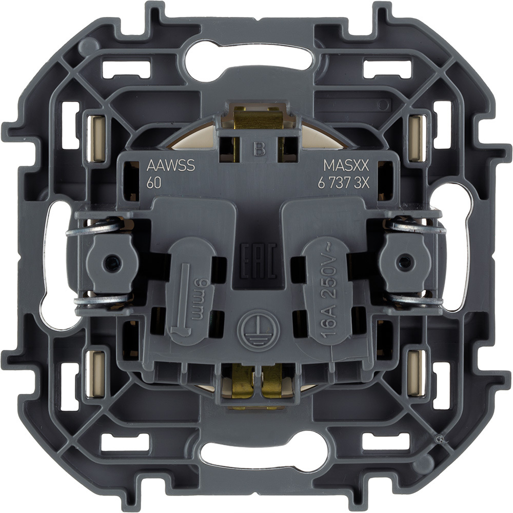 Розетка с заземлением со шторками 16А 250В слоновая кость Inspiria Legrand