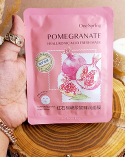 Тканевая маска для лица с гранатом