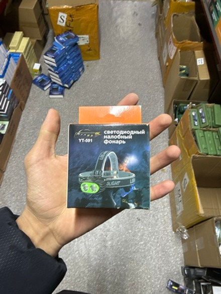 Налобный фонарь от батареек YT-591