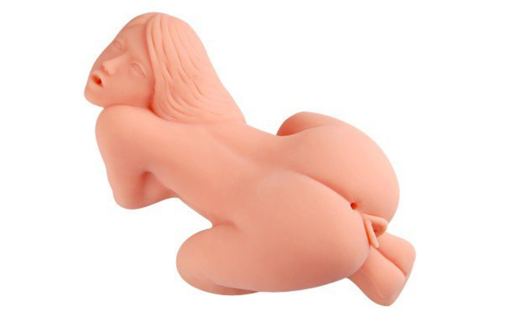 SARAH, мастурбатор с вибрацией мини кукла ротик+вагина+анус