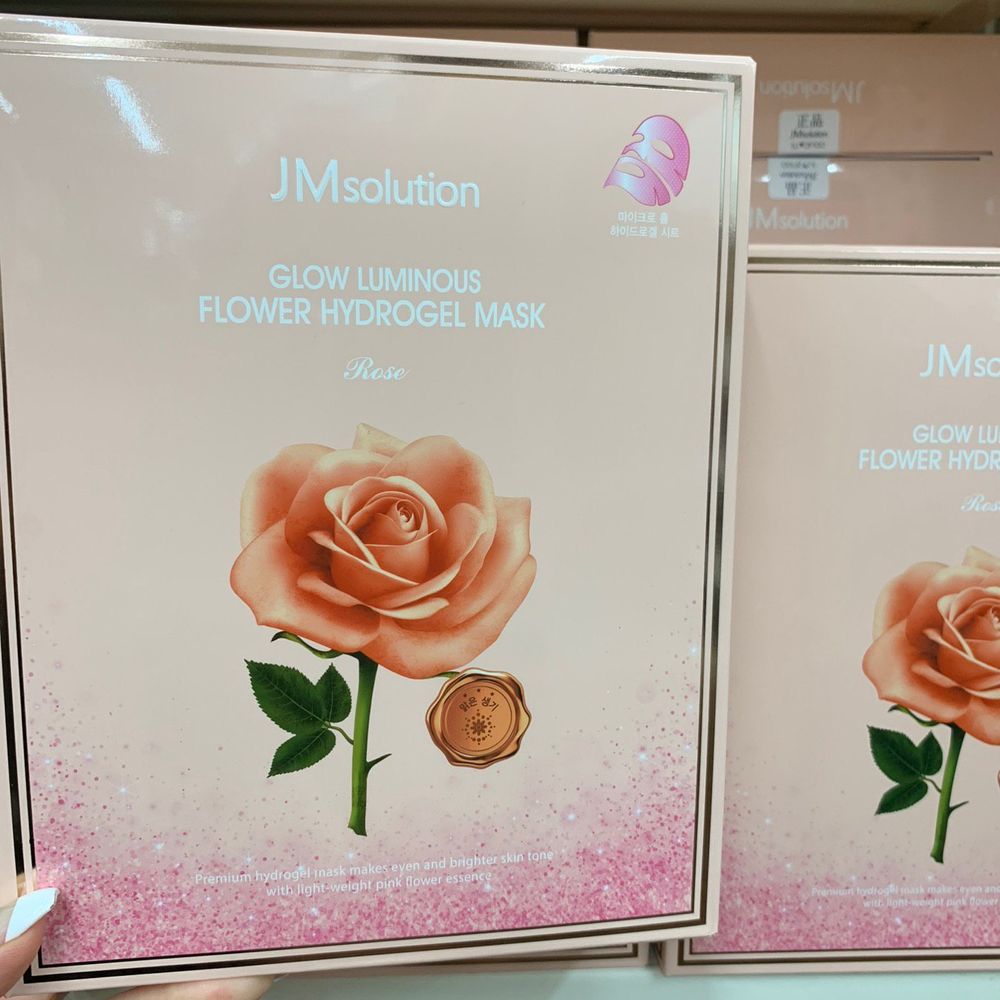 JMSolution Glow Luminous Flower Hydrogel Mask Rose 10ea