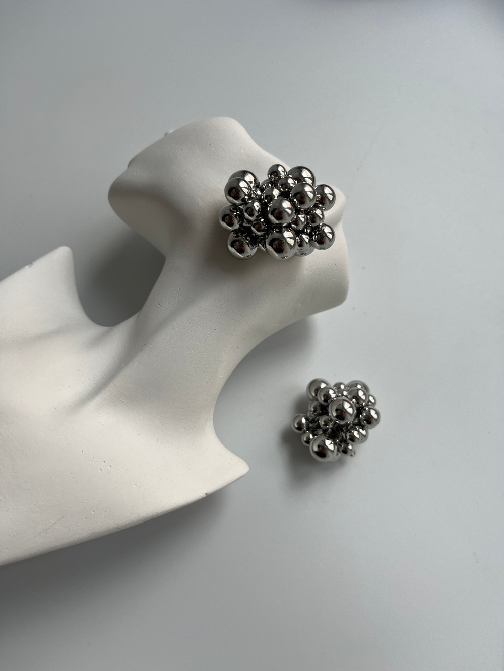 Серьги BALL SILVER