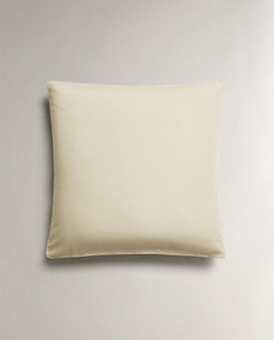 ZARA HOME НАВОЛОЧКА ИЗ ХЛОПКА ПЕРКАЛЬ (300 НИТЕЙ), ЭКРЮ