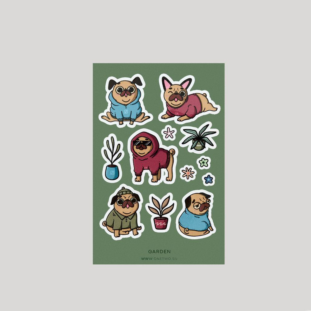 Носки One Two Garden Delphinium белые