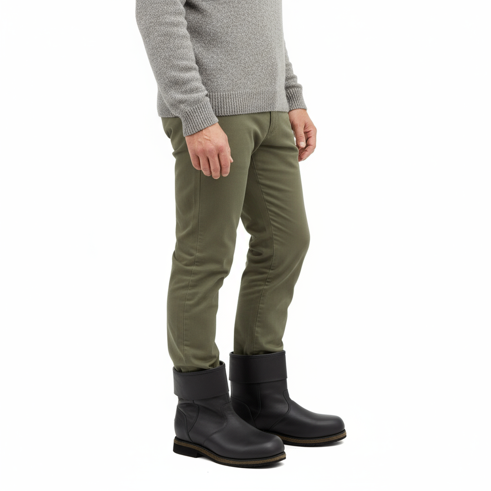 Унты укороченные мужские из кожи теленка