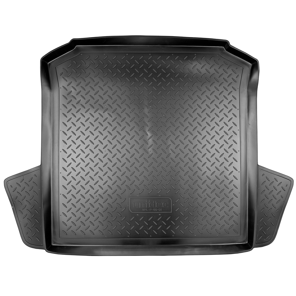 Коврик в багажник Norplast/Unidec для Seat Cardoba в кузове 6L2 SD (2006-2009) Черный, полиуретан, арт.NPL-P-80-01