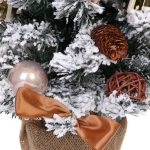 Елка декоративная «Сказка» 60 см, ПВХ с белым напылением (68 веток), Шампань