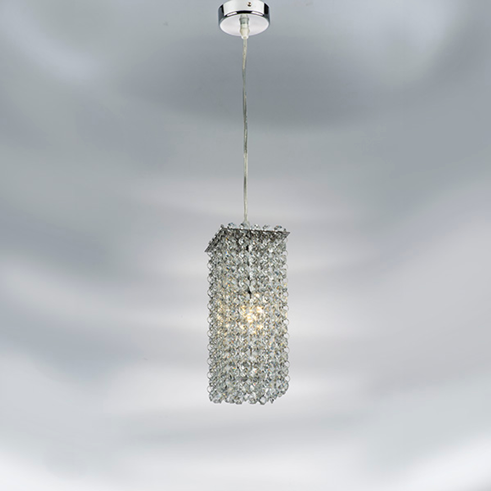 795424 Подвес CRISTALLO 1х40W G9 ХРОМ