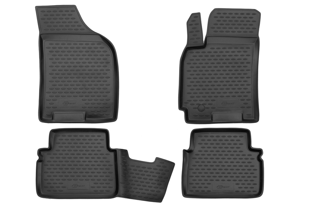 Коврики в салон для CHEVROLET Lacetti 2004-2013, седан, хэтчбек, универсал, 4 шт. (Повышенная устойчивость, повышенная износостойкость) FORMAT.08.05.210K