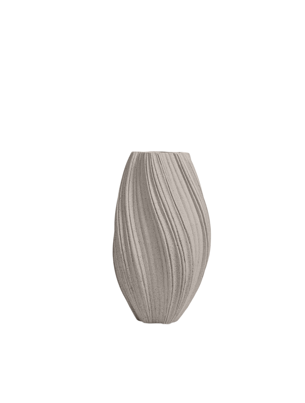 Кашпо TREEZ Effectory - Dune - Высокая Design-ваза - Белый песок