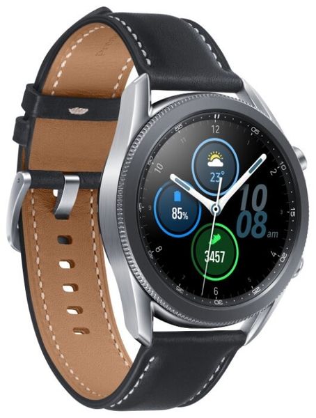 Часы Samsung Galaxy Watch3 45 мм Серебристый/черный