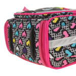 Ранец разборный "Кошка" 25*14*33 см с ортопедической спинкой. 1 отделение, 3 кармана