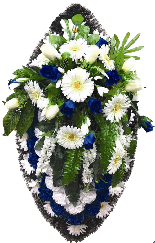 Венок ритуальный «Элитный №62» (125 см)