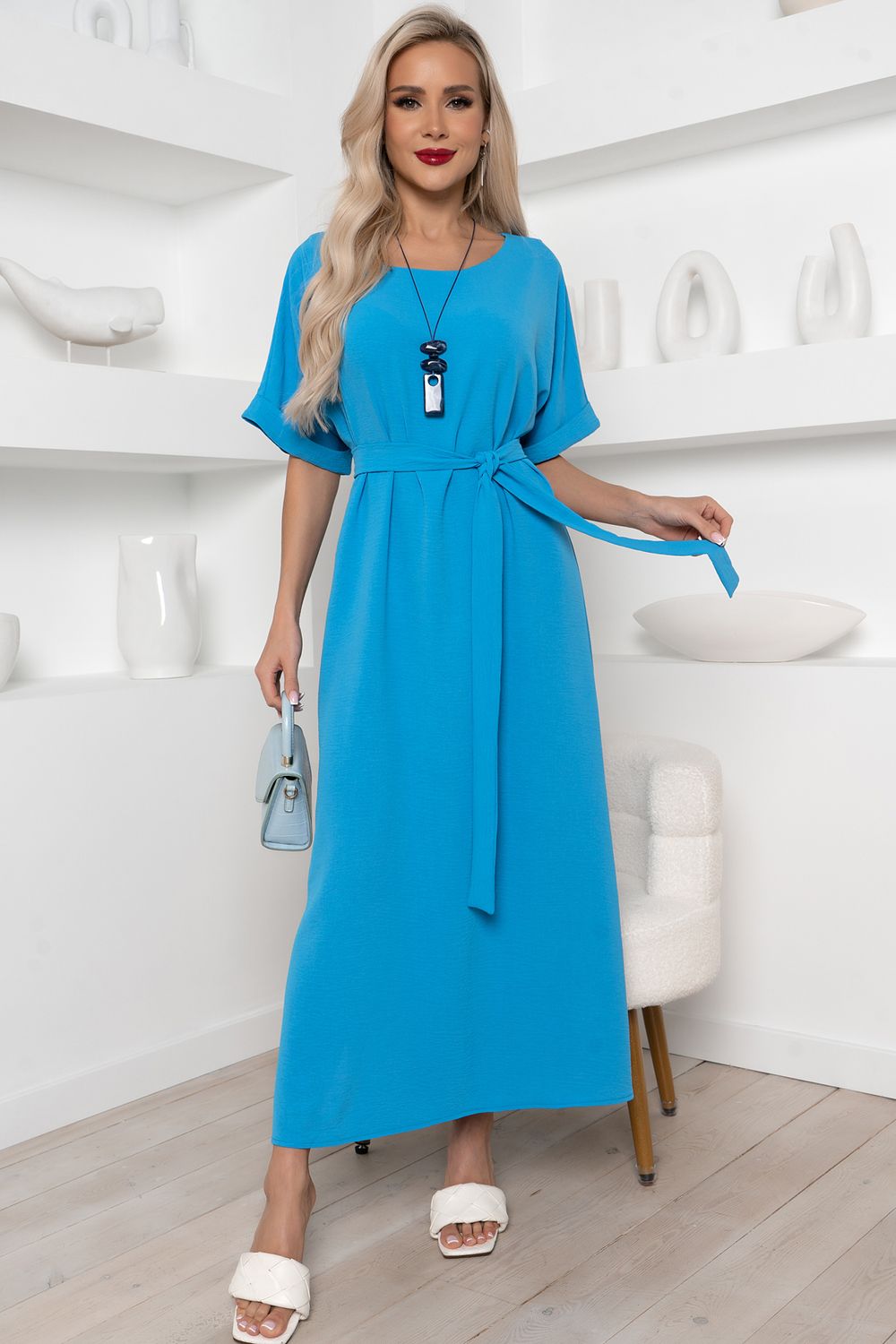 Платье Софи (голубой) Р11-1215/2 Nikol