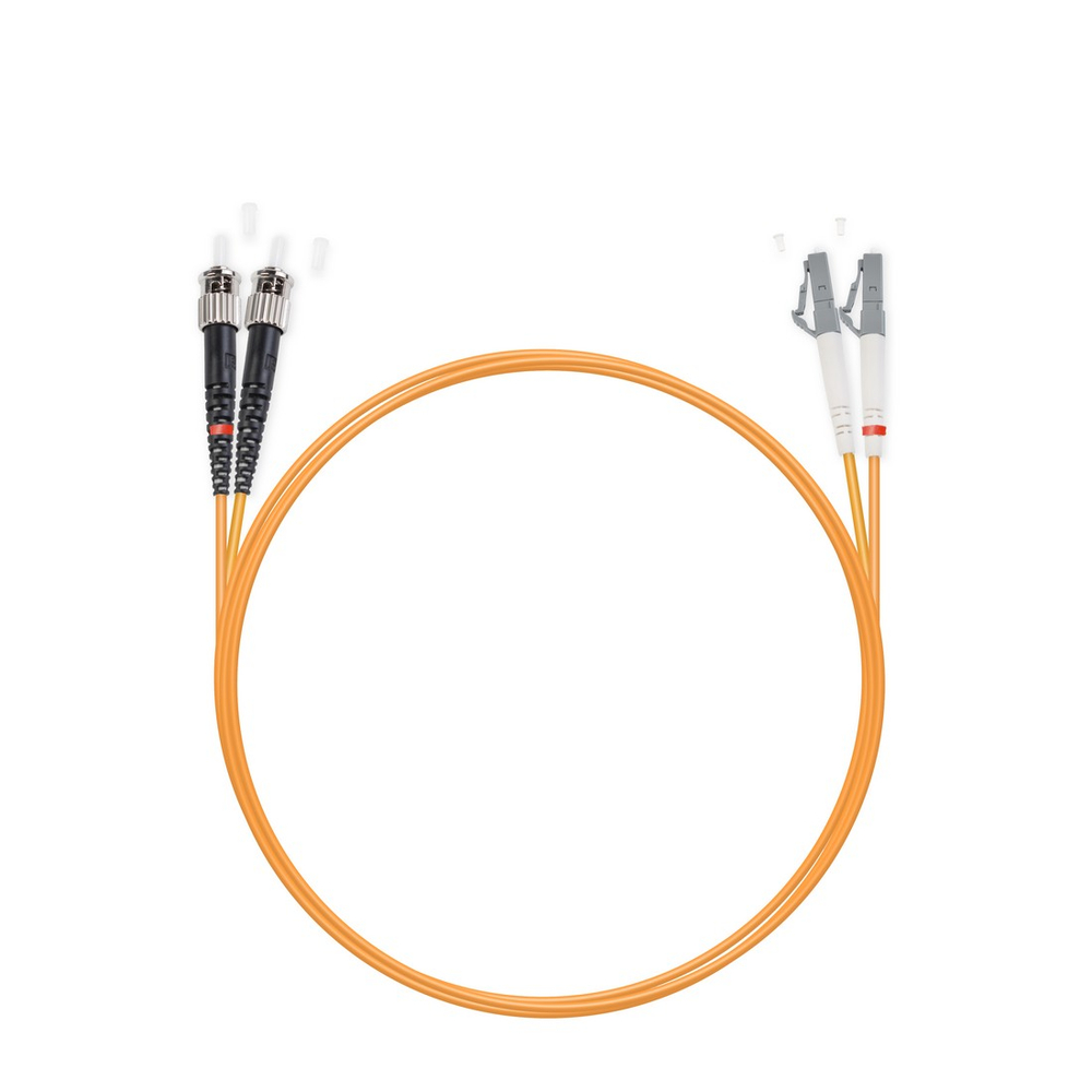 Патч Корд Оптоволоконный LC/UPC-ST/UPC MM OM1 62.5/125 Duplex 3.0мм 1 м