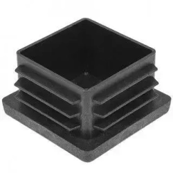 Заглушка для профильной трубы 50х50мм, цвет ЧЕРНЫЙ, 10шт