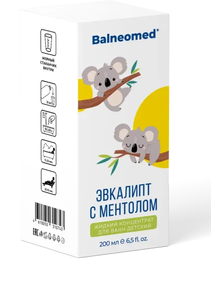 Концентрат Balneomed Эвкалипт с ментолом 200 мл